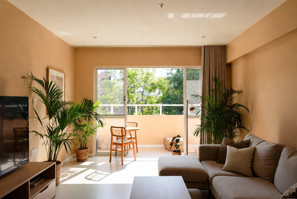 Modern residential living spaces